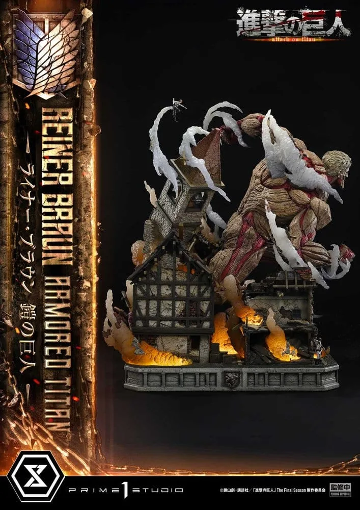 Attack on Titan Diorama Statue – Reiner Braun Armored Titan 75 cm 9