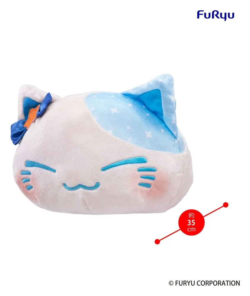 Nemuneko Cat Plush – Blue 35 cm 2