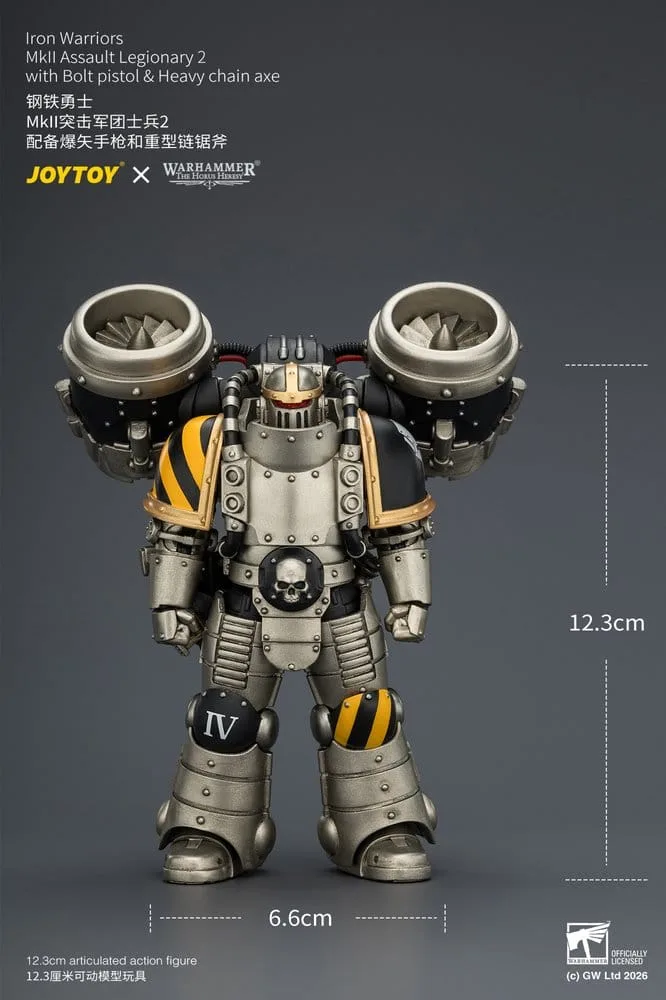 Warhammer Figure – Iron Warriors MkII Assault Legionary 2 12.3 cm 10