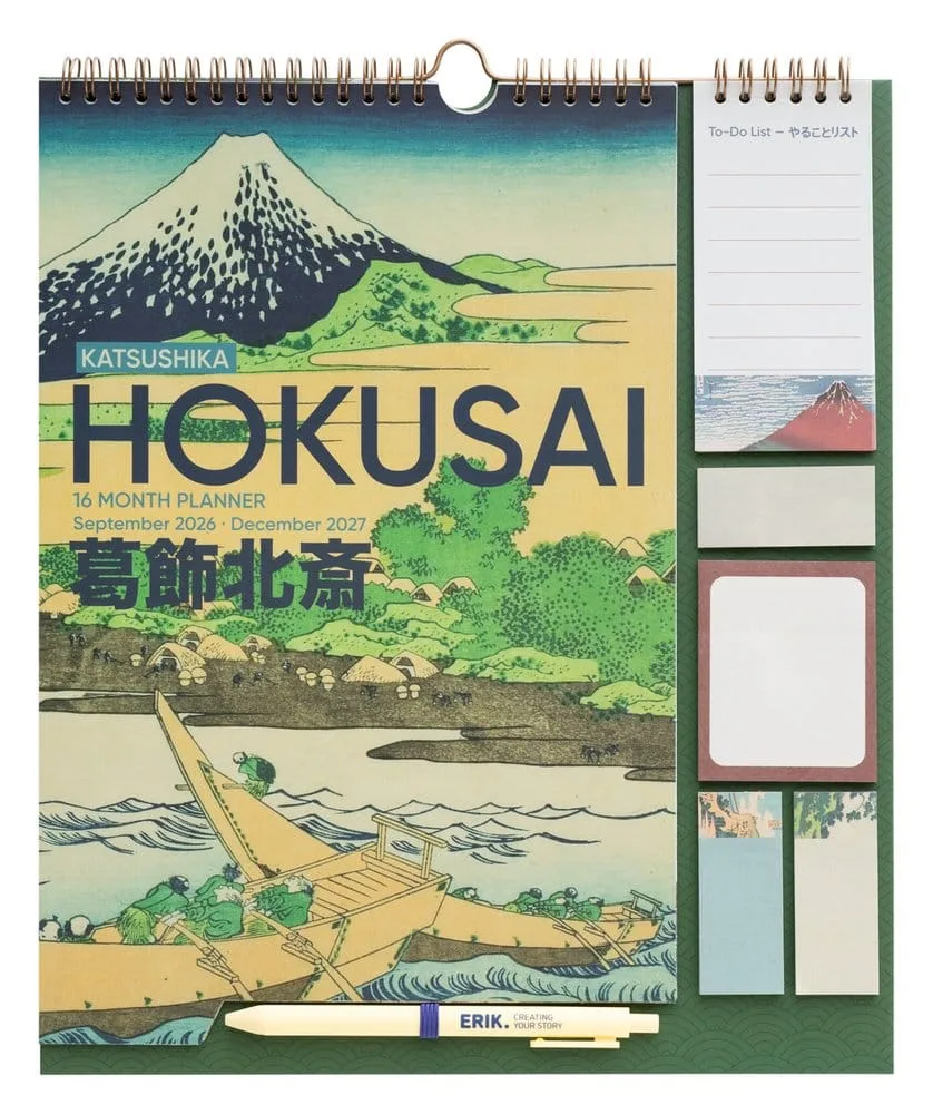 Hokusai Wall Planner – 2026/27 30 x 34 cm