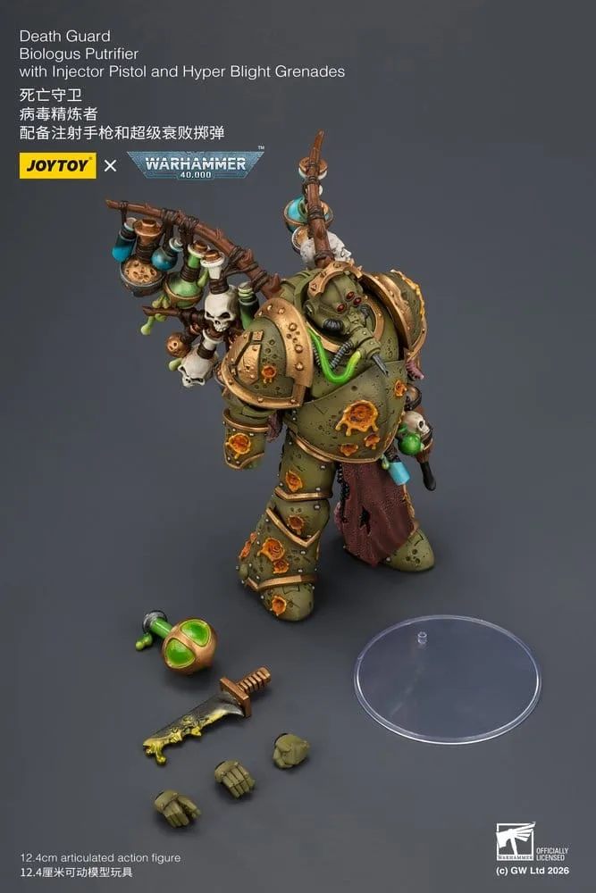 Warhammer 40,000 Action Figure – Biologus Putrifier 12.4 cm 9