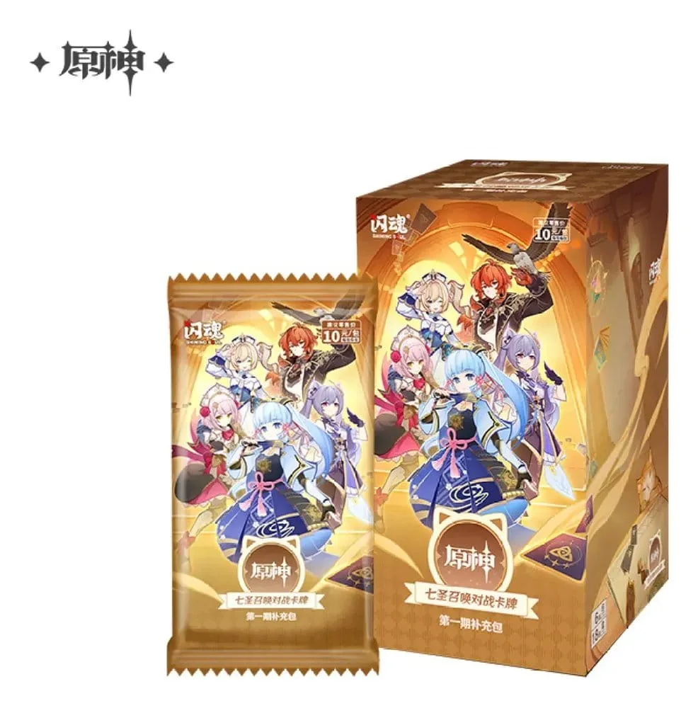 Genshin Impact Trading Card Display – Series 1 Chinese 18 Packs