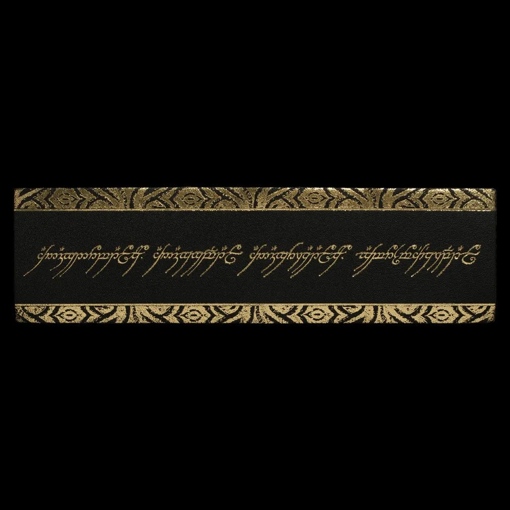 Lord of the Rings Leather Bookmark – The One Ring Inscription