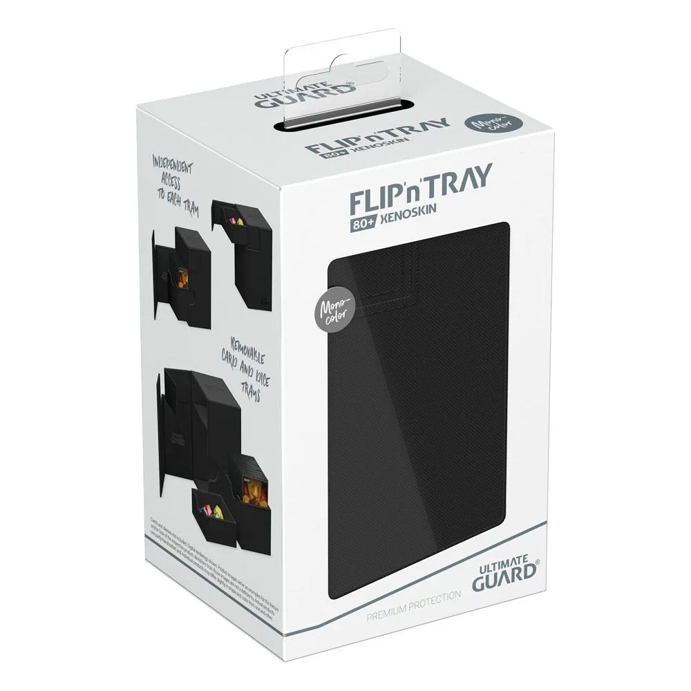 Ultimate Guard Deck Box – Flip’n’Tray 80+ Xenoskin Black 7