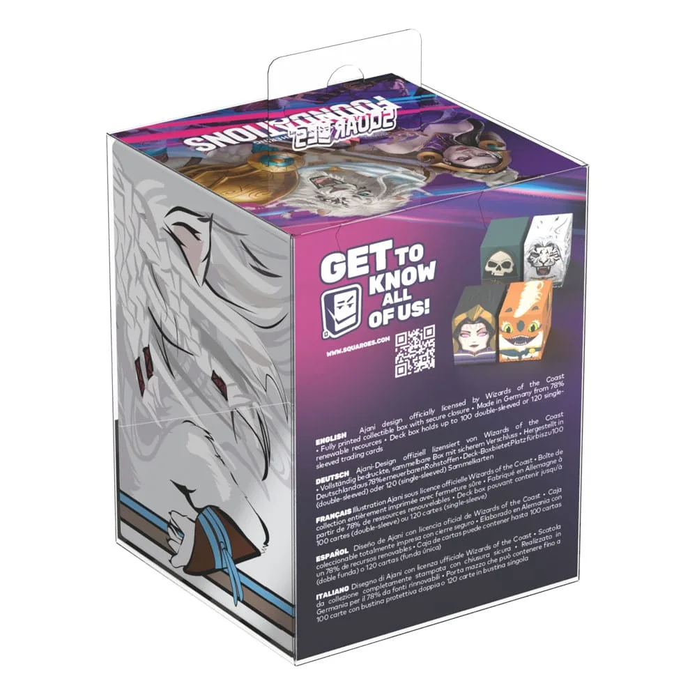 Magic The Gathering Deck Box – Ajani Foundations Squaroe 10