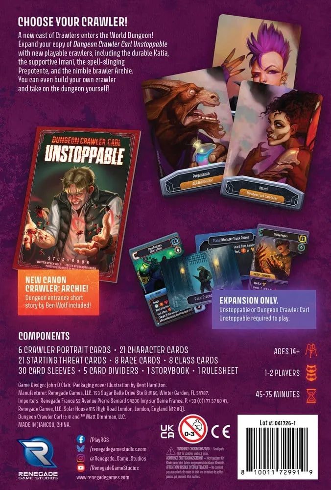 Dungeon Crawler Carl Unstoppable Expansion – Crawler Chaos 2