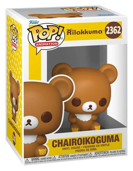 Rilakkuma Pop Animation Vinyl Figure – Chairoikoguma 9 cm 2