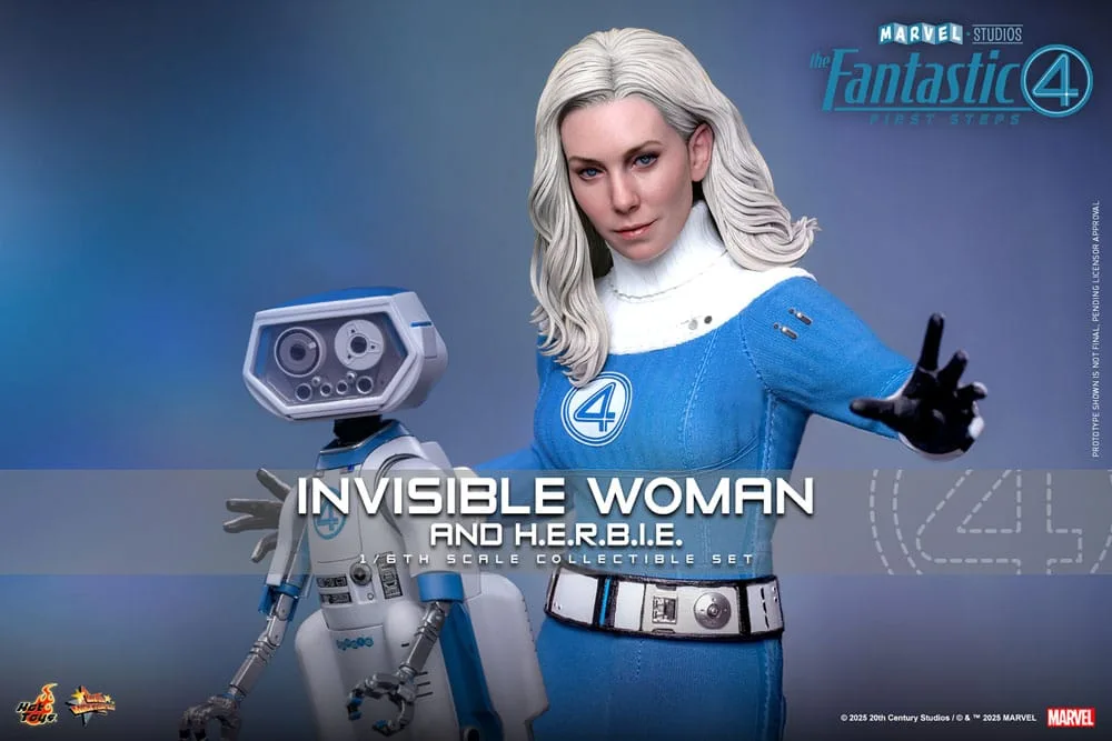 Fantastic Four Figure 2-Pack – Invisible Woman and H.E.R.B.I.E. 1/6 2