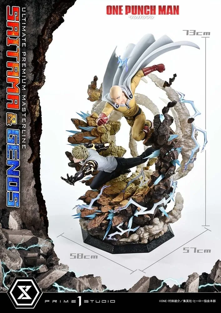 One-Punch Man Statue – Saitama & Genos 1/4 Scale 73 cm 9