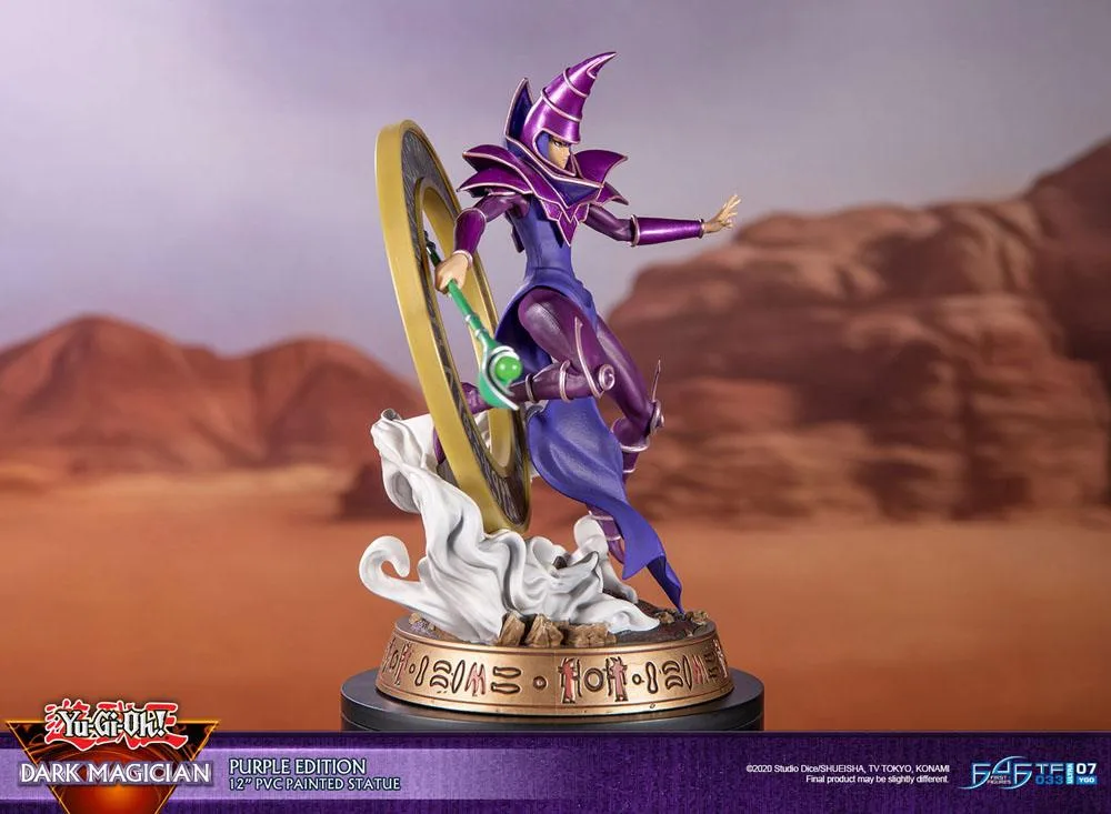 Yu-Gi-Oh PVC Statue – Dark Magician Purple Version 29 cm 3