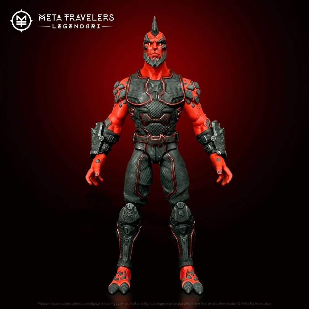 Legendari Action Figure – Crimson Enforcer 1/10 18 cm