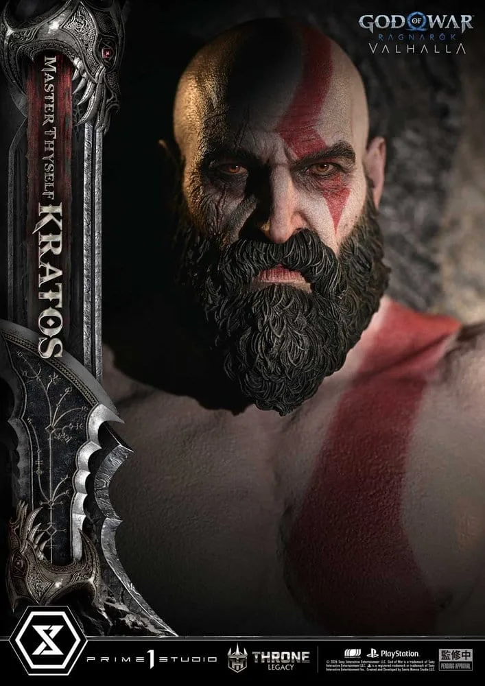 God of War Ragnarök Statue – Master Thyself Kratos 67 cm 4