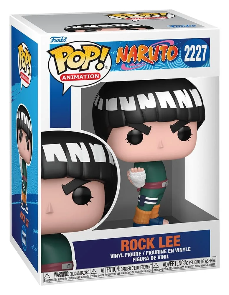 Naruto Classic Vinyl Figure – Pop Animation Rock Lee 9 cm 2