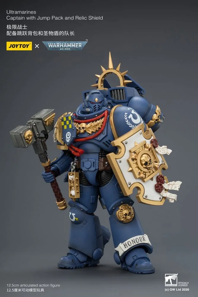 Warhammer Action Figure – Ultramarines Captain 12.5 cm 3