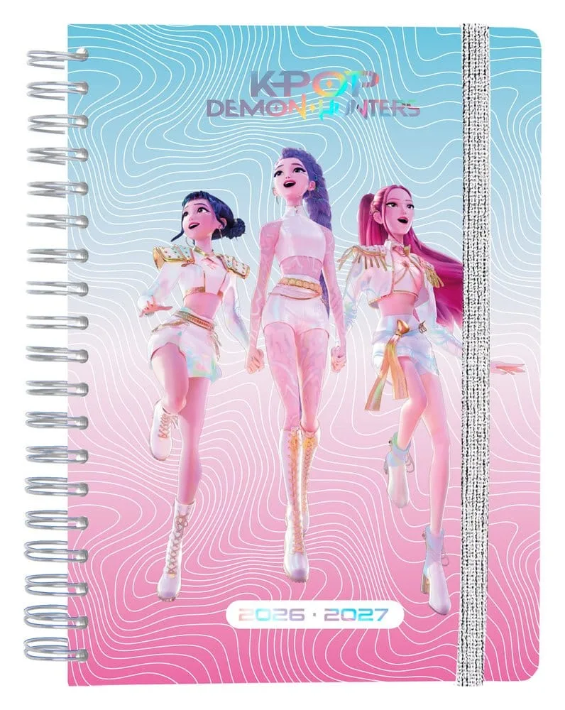 KPop Demon Hunters School Diary – Weekly Planner 2026/2027 A5