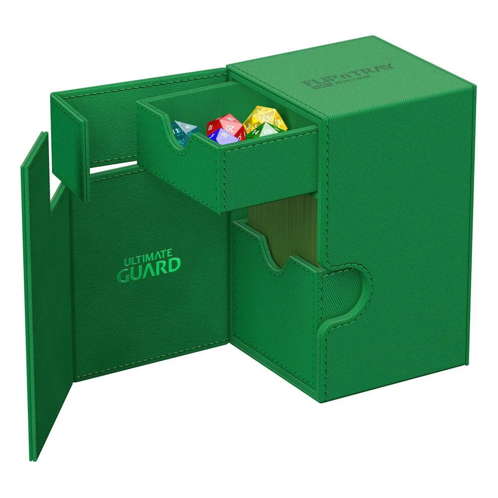 Ultimate Guard Deck Box – Flip’n’Tray 100+ Xenoskin Green 6