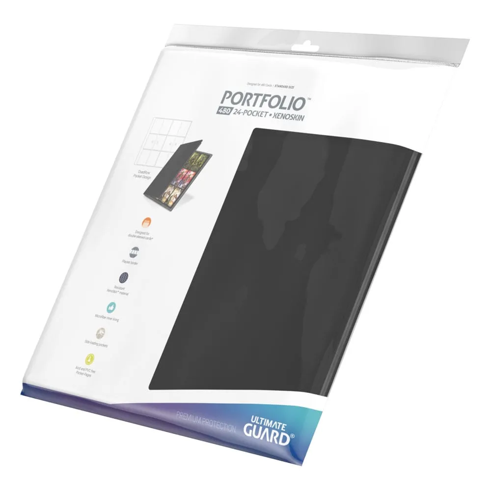 Ultimate Guard Card Portfolio – Black Xenoskin 480 24-Pocket 8