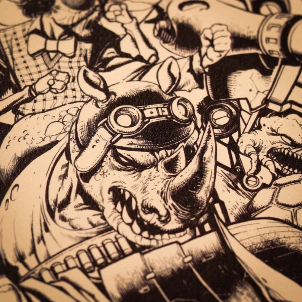 Teenage Mutant Ninja Turtles Art Print – Comic 42 x 30 cm 6