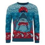 Jaws Christmas Sweater – Shark Design 1