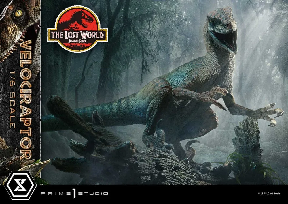 Jurassic Park II Statue – Velociraptor Bonus Version 41 cm 7