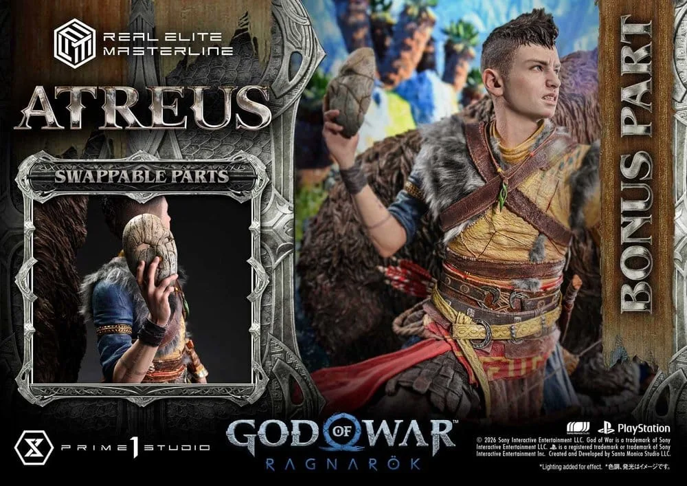 God of War Ragnarok Statue – Atreus DX Bonus 1/3 Scale 96 cm 2
