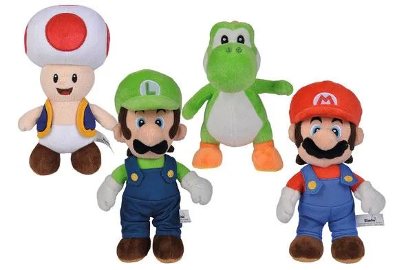 Super Mario Plush Assortment – All Stars 12 Pieces 20 cm