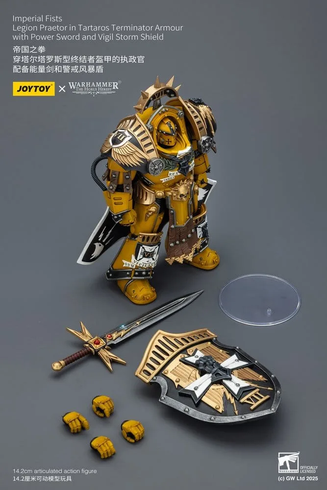 Warhammer Action Figure – Imperial Fists Legion Praetor 14 cm 10