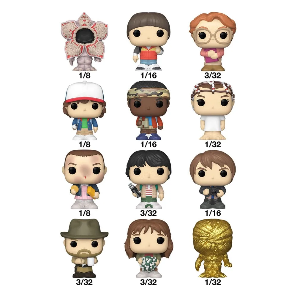 Stranger Things Vinyl Figure Display – Bitty Pop 32-Pack 2.5 cm