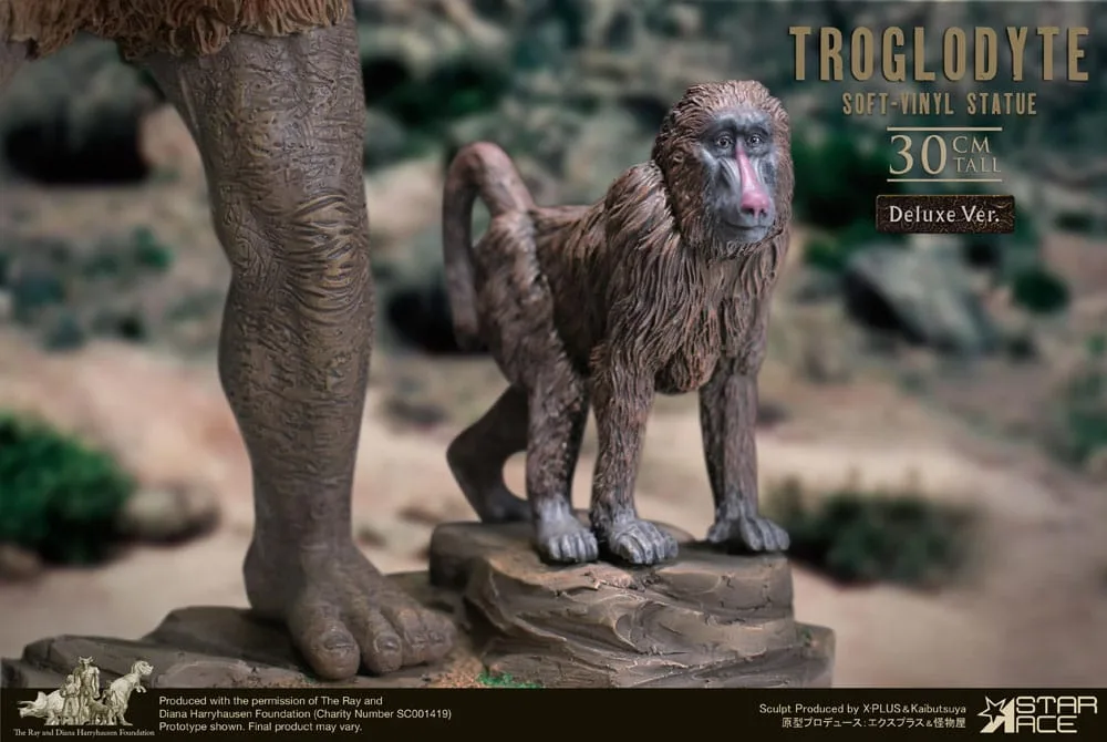Ray Harryhausen Statue – Troglodyte Deluxe 30 cm 2