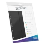 Ultimate Guard Binder Pages – Black 18-Pocket Side-Loading 10-Pack 2