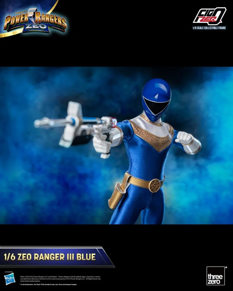 Power Rangers Zeo Action Figure – FigZero Blue III 1/6 30.7 cm 7