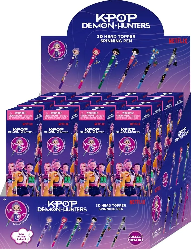 K-Pop Demon Hunters Pen Display – 16 Blind Bags