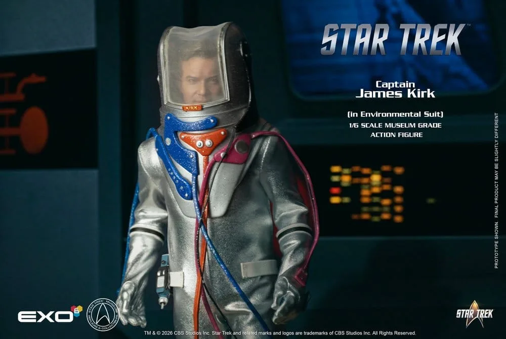Star Trek Action Figure – Kirk Environmental Suit 1/6 29 cm 8