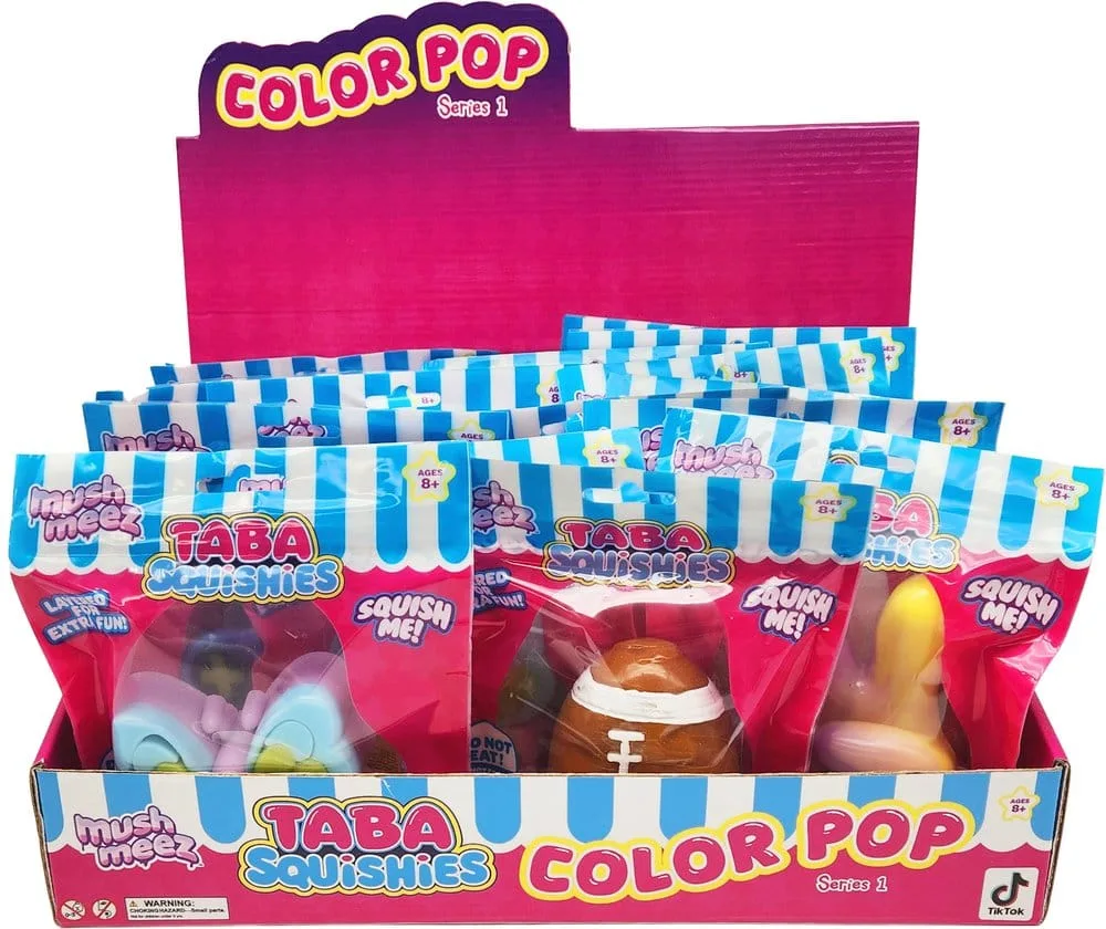 Mushmeez Plush Display – Color Pop Blind Box 24 Pieces