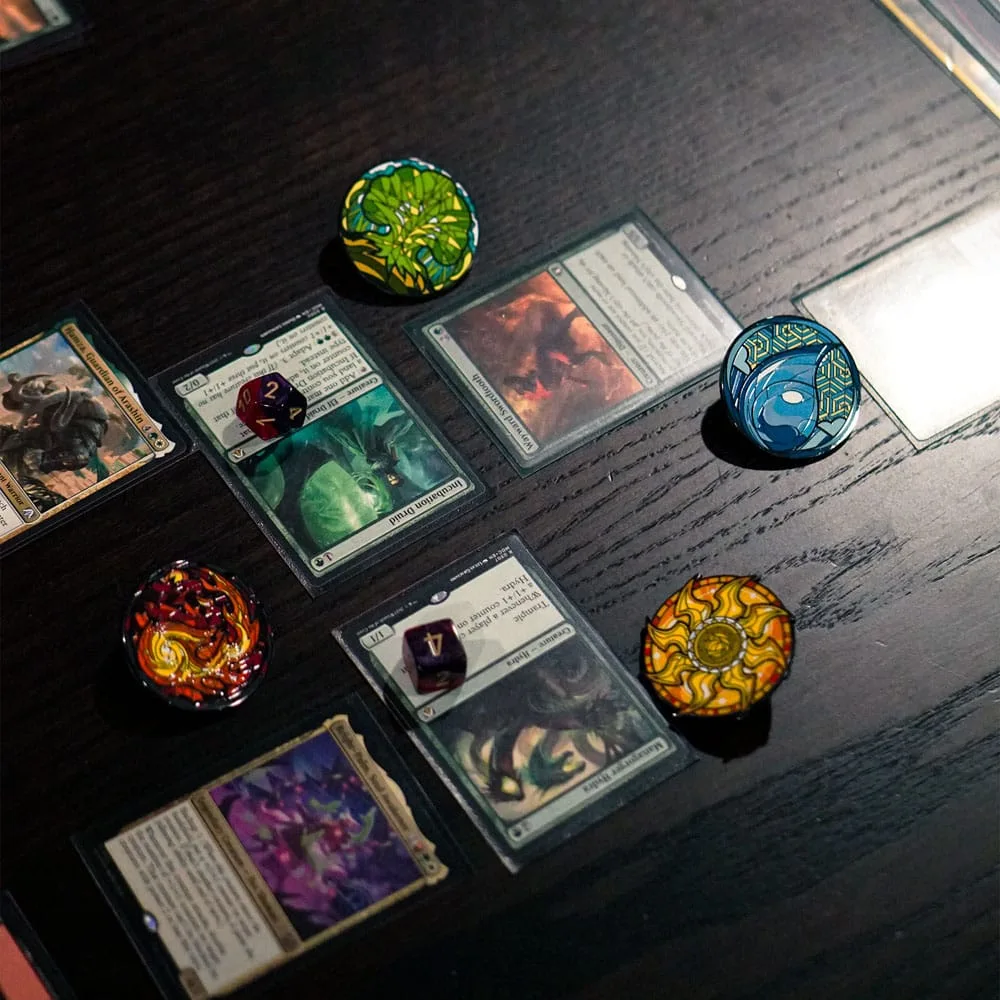 Magic: The Gathering Pins – Stained Glass Lands 10 Blind Boxes 8