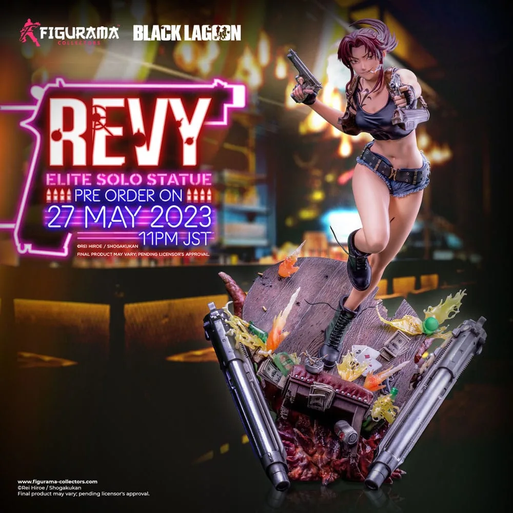 Black Lagoon Statue – Revy Elite Exclusive 53 cm 3