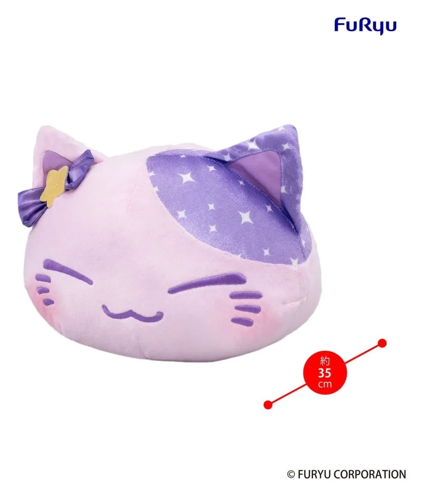 Nemuneko Cat Plush – Purple 35 cm 2