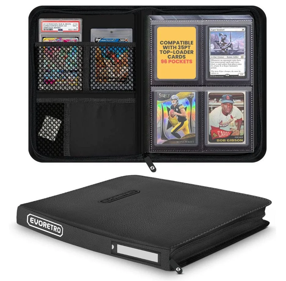 Evoretro Card Binder – Shield+ Compact Black 96 Cards 2