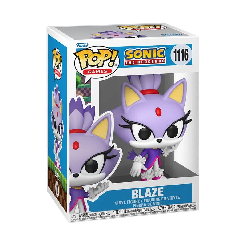 Sonic the Hedgehog Pop Vinyl Figure – Blaze the Cat 9 cm 2
