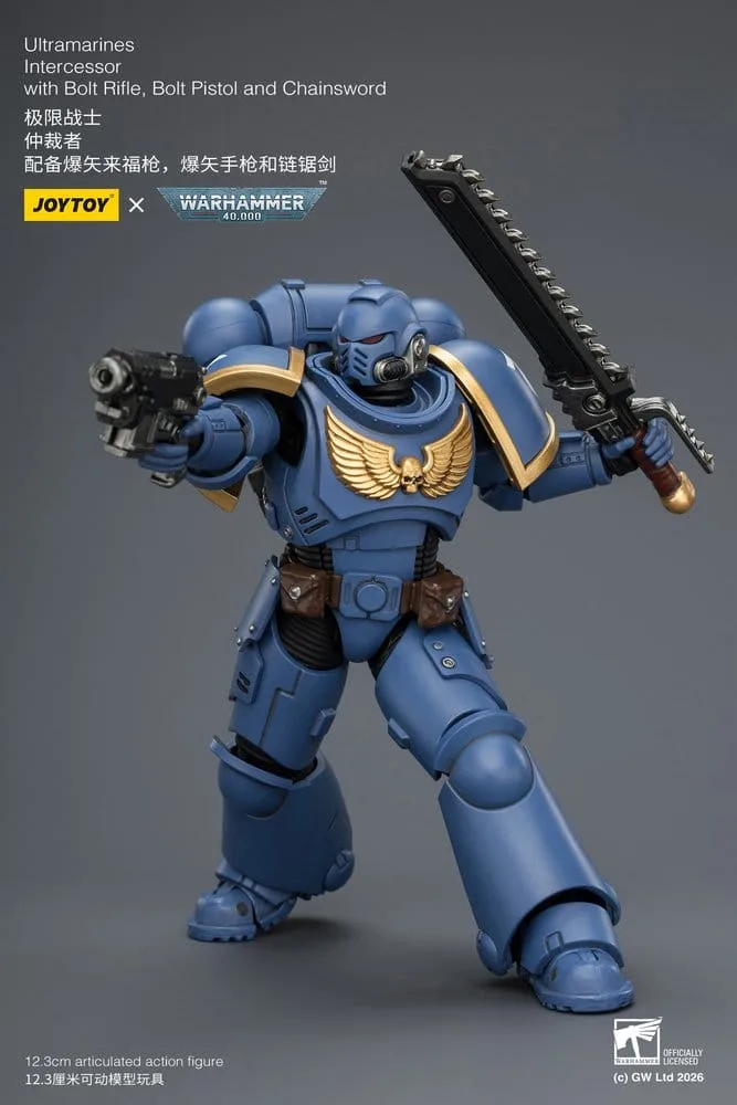 Warhammer 40,000 Action Figure – Ultramarines Intercessor 12.3 cm 17
