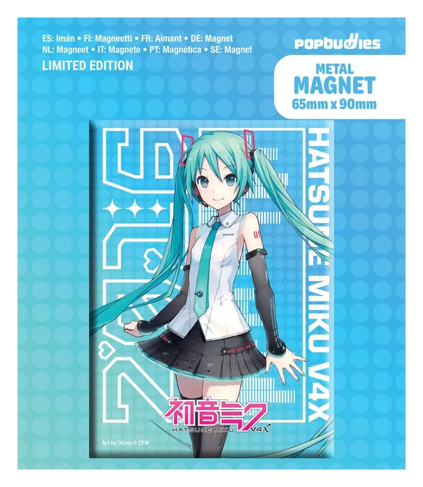 Hatsune Miku Fridge Magnet – V4X Metal