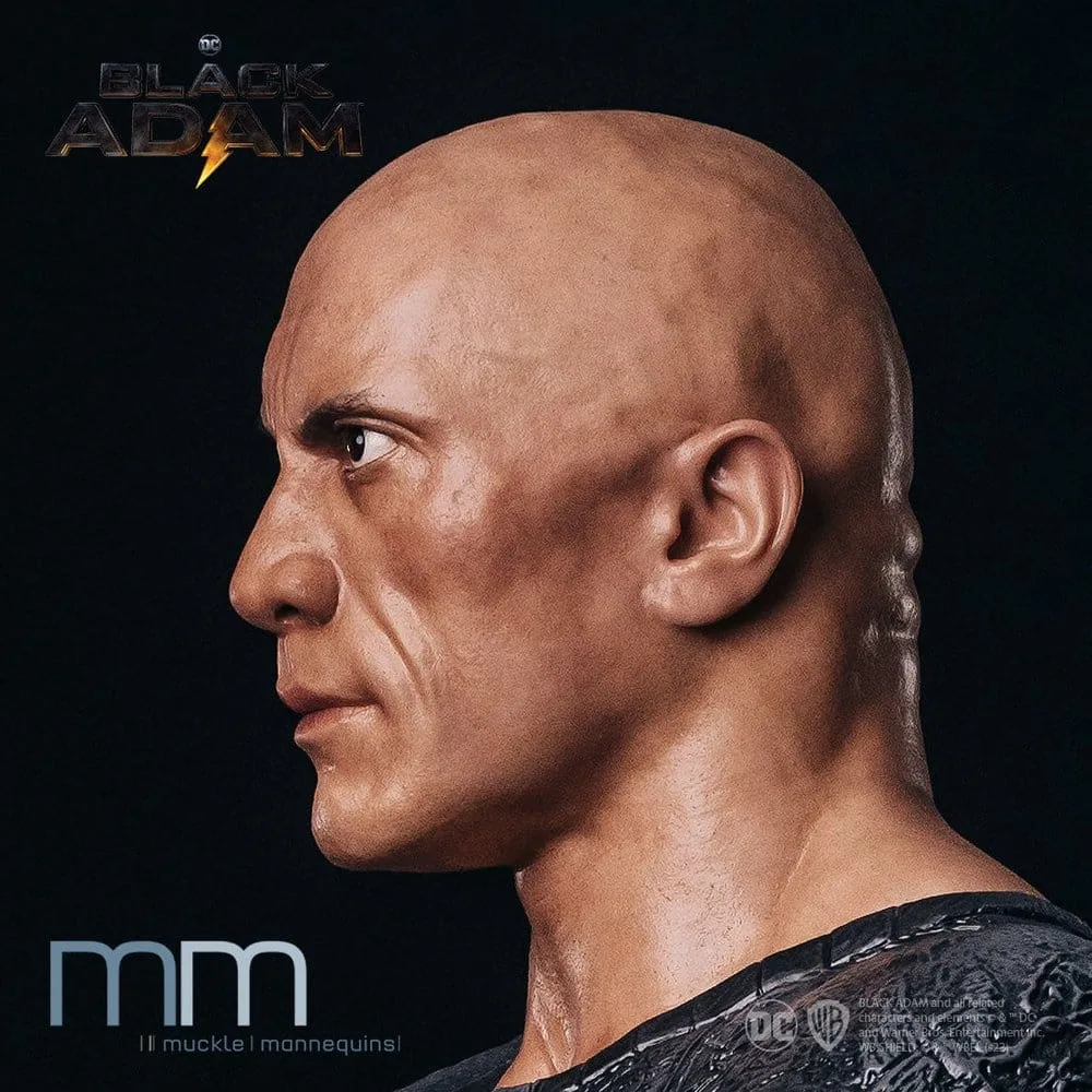 Black Adam Bust – Life-Size Silicone Head 4