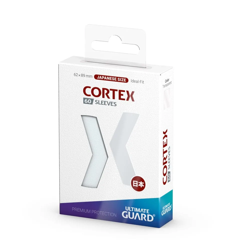 Ultimate Guard Card Sleeves – Cortex Japanese Size Transparent 60 Pack 3