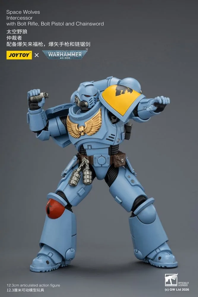 Warhammer 40k Action Figure – Space Wolves Intercessor 12.3 cm 17