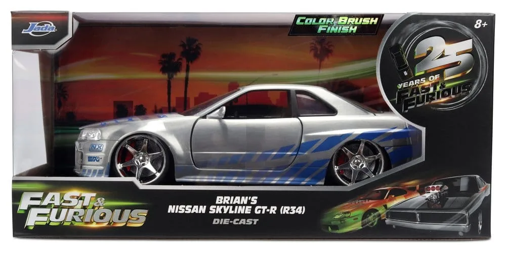 Fast & Furious Diecast – Anniversary Nissan Skyline 19 cm 12