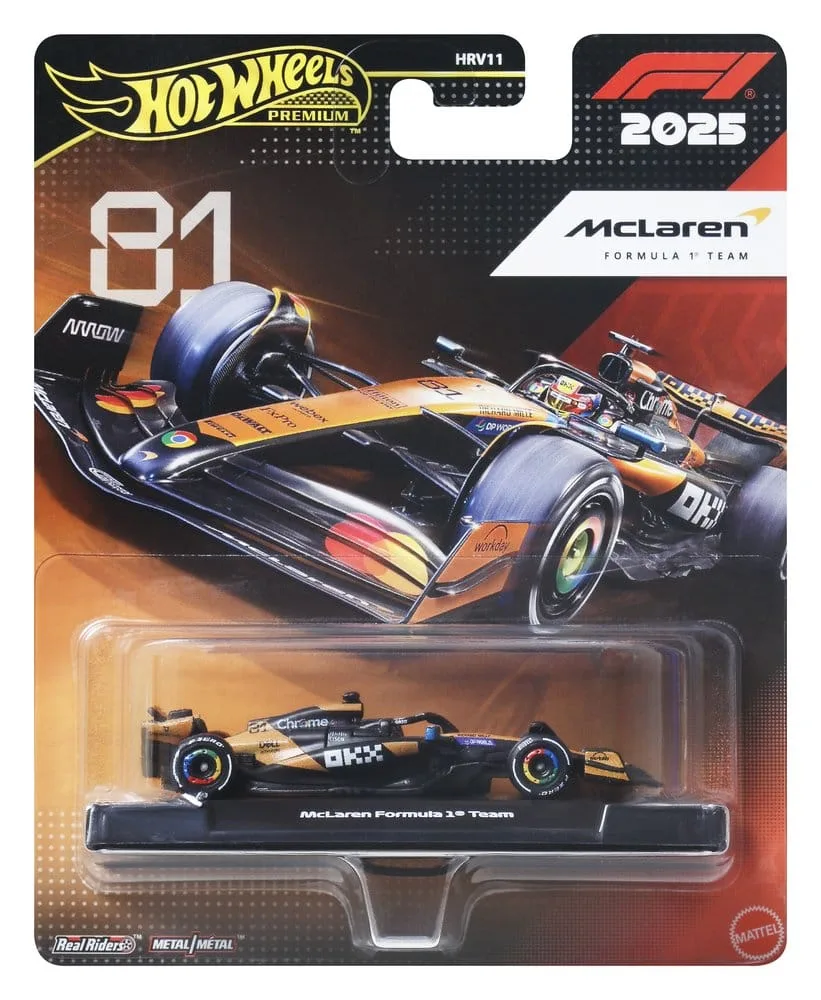 Formula 1 Die-Cast Car – McLaren Driver 1 Hot Wheels 1:64 2