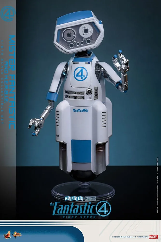 Fantastic Four Figure Set – Mister Fantastic and H.E.R.B.I.E. 30 cm 6