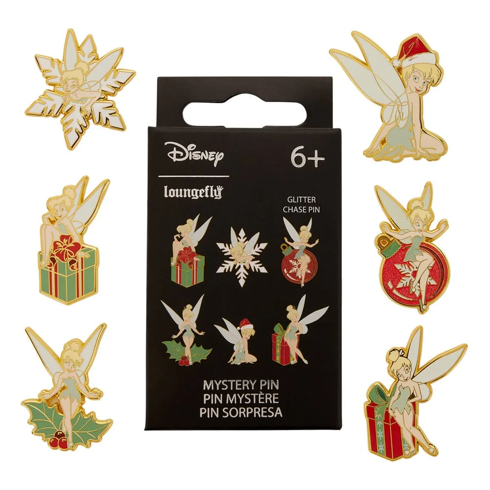 Disney Enamel Pins – Tinker Bell Holiday 12-Pin Assortment 4 cm