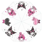 Sanrio Regenschirm – Kuromi & My Melody transparent 96 cm 1
