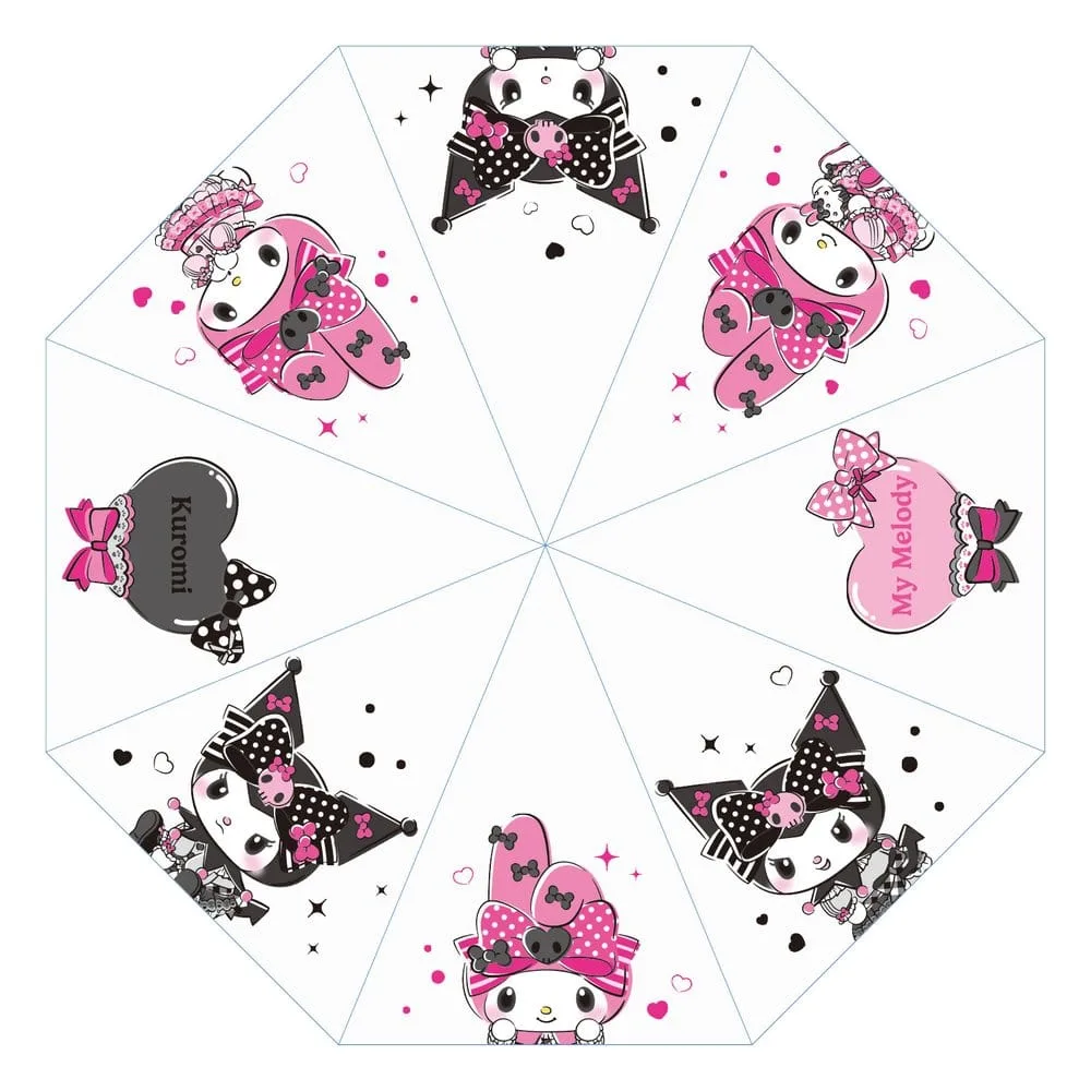 Sanrio Umbrella – Kuromi & My Melody Transparent 96 cm